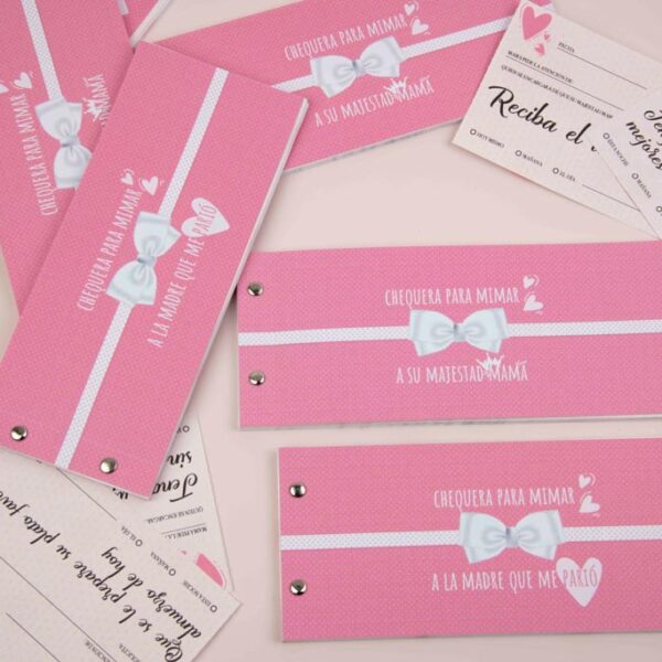 Regalos para mamá Chequera para mimar a mamá