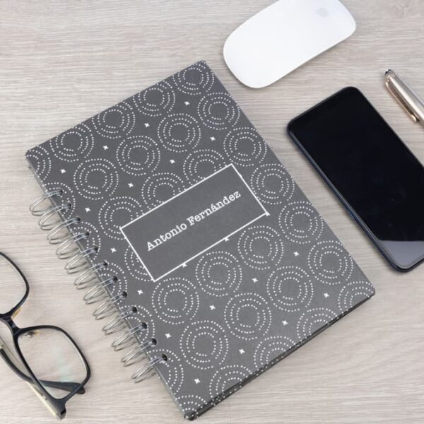 Agendas para hombres grafito